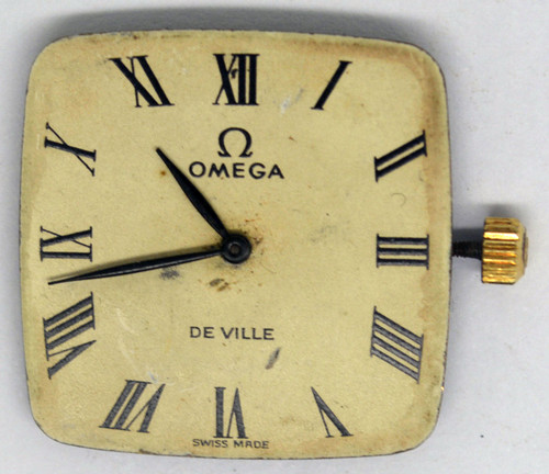 VTG OMEGA DE VILLE Movement & Dial. Cal: 625. S/N: 40447074. For Parts