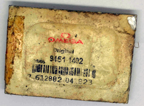 NOS OMEGA Steel Watch Buckle, Part No: 9451-1402. Size: 14mm.