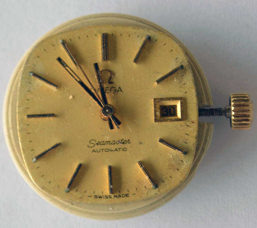 VTG OMEGA Seamaster Movement & Dial. Cal: 684. S/N: 42913100. For Parts