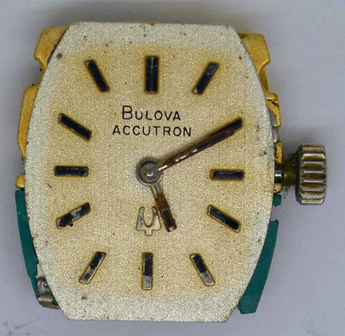 VTG BULOVA ACCUTRON Movement & Dial. Cal: 2210. For Parts