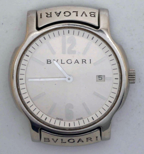 BVLGARI SOLOTEMPO Steel Wristwatch. Ref: ST-35-S. Cal: MVE002