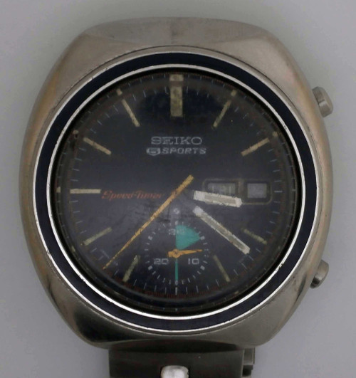 VTG SEIKO 5 SPEED-TIMER Bruce Lee Steel Chrono. Ref: 6139-8002. For Service