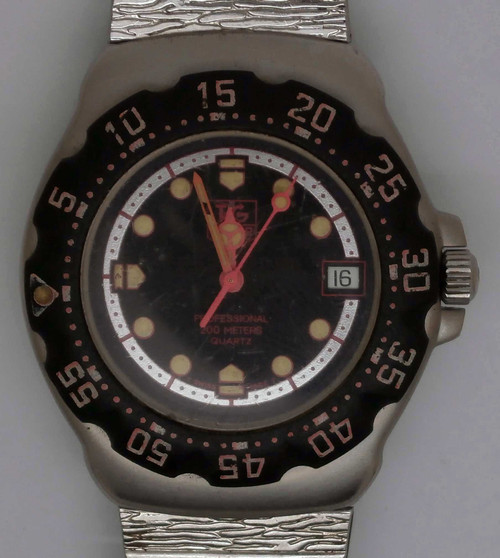 TAG HEUER FORMULA 1 QUARTZ Steel Wristwatch. Ref: 377.513. Cal: 2.92. For Service