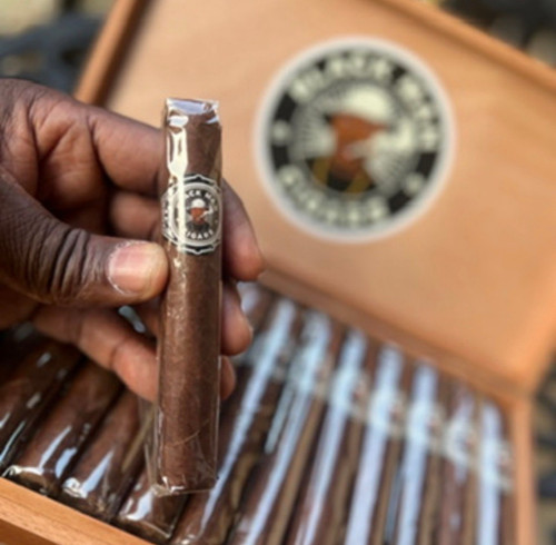Black Man Cigars First Generation Robusto 5 X 50 premium cigar available in Connecticut and Habano Oscuro wrappers
