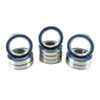 TRB RC 15x21x4mm Precision Ball Bearings ABEC 3 Rubber Sealed BLU (10)