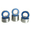 TRB RC 12x21x5mm Precision Ball Bearings ABEC 3 BLU Rubber Seals (10)