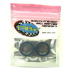 TRB RC 20x32x7mm Precision Ball Bearings ABEC 3 BLU Rubber Seals (2)