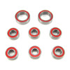 TRB RC Ceramic Wheel-Axle Bearings Set Red Axial SCX10 Wraith AX10