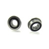 TRB RC 4x8x3mm Flanged Precision Ball Bearings Rubber Sealed (2)