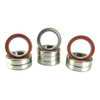 TRB RC 15x21x4mm Precision Ball Bearings ABEC 3 Hybrid Seals RED (10)