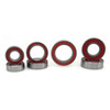 TRB RC Ceramic Front & Rear Diff Bearing Set Red (7) for Traxxas 4x4 Slash Rustler