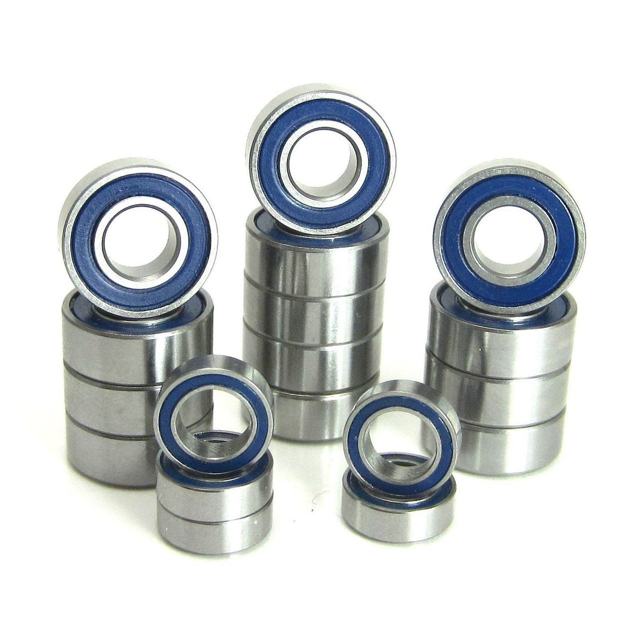 TRB RC Precision Bearing Kit (18) Blue Rubber Sealed Tamiya HotShot