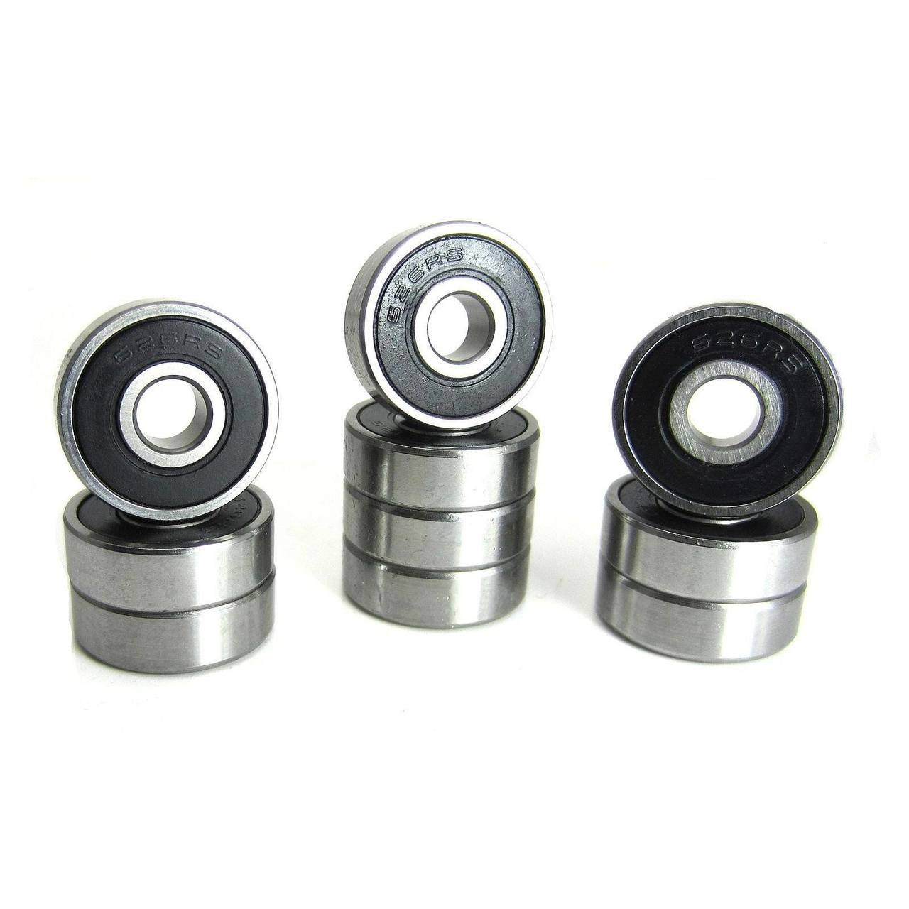 TRB RC 6x19x6mm Precision Ball Bearings ABEC 3 Rubber Seals (10)