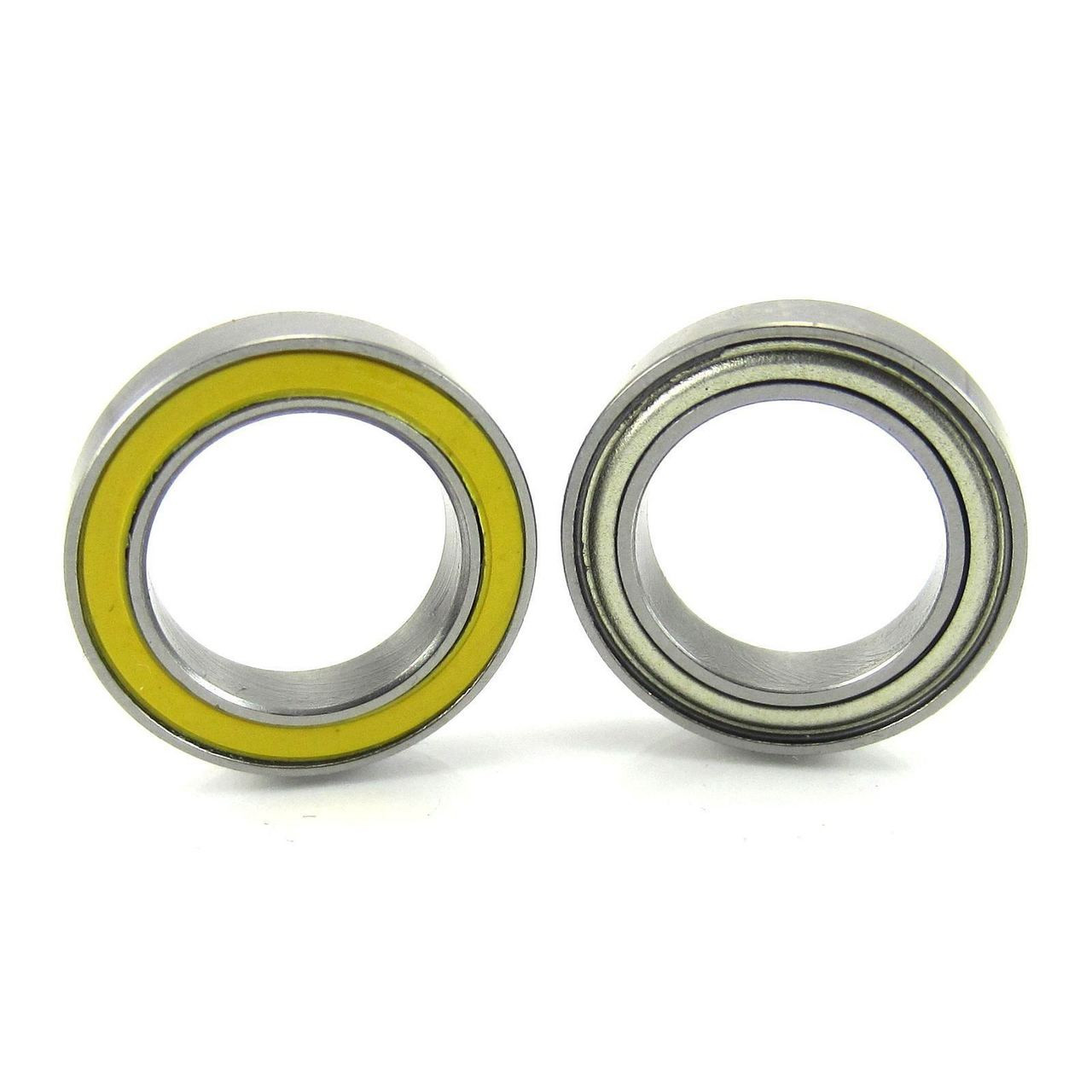 TRB RC 12x18x4mm Precision Ceramic Ball Bearings Hybrid Seal YEL (2)