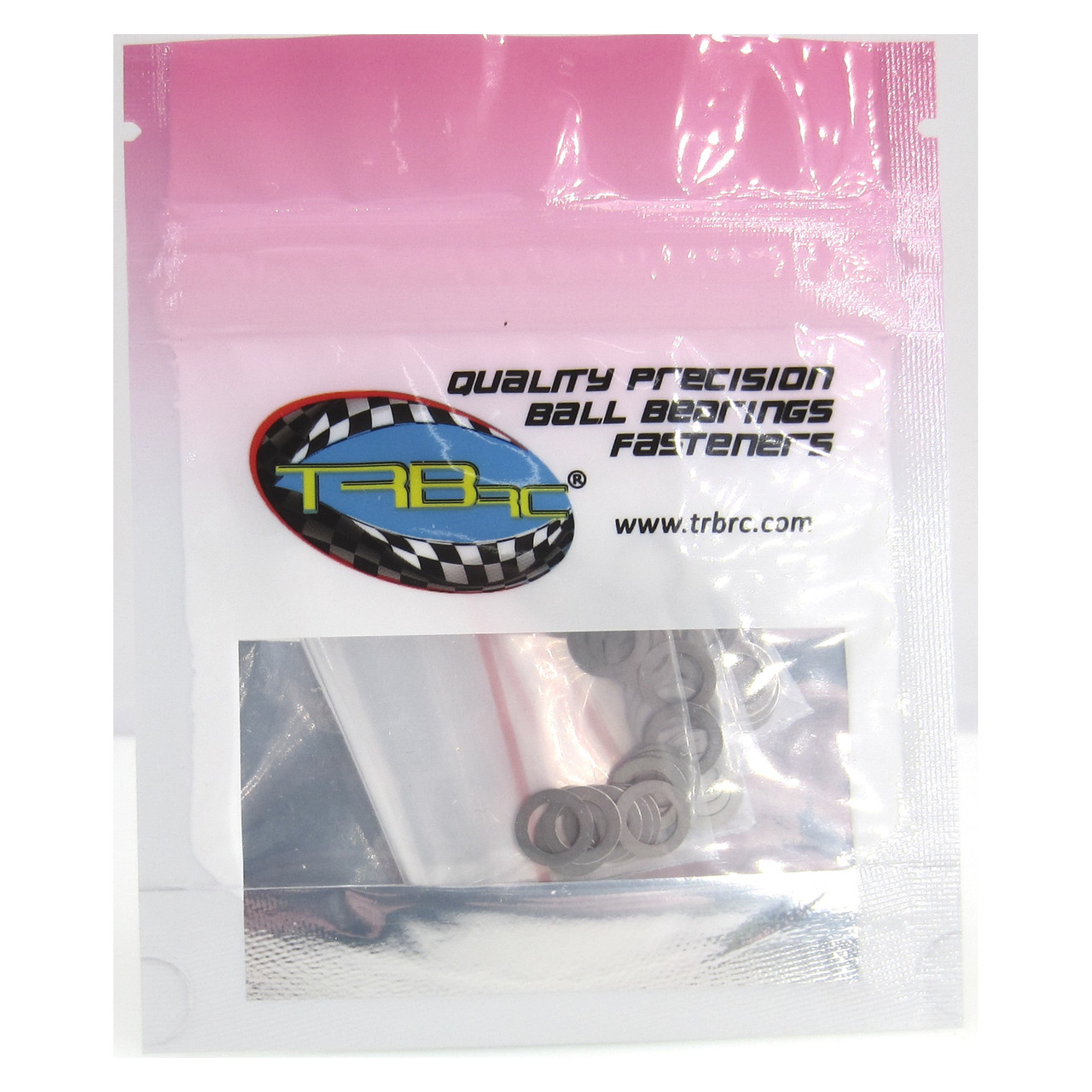 TRB RC M5x8mm Dia. Steel Shim Pack 10ea 0.1, 0.2, 0.3, 0.5mm Width