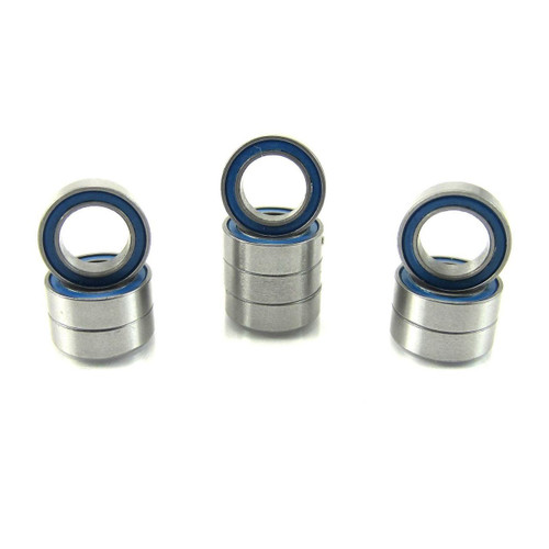 TRB RC 5x8x2.5mm Precision Ball Bearings ABEC 3 Rubber Sealed BLU (10)