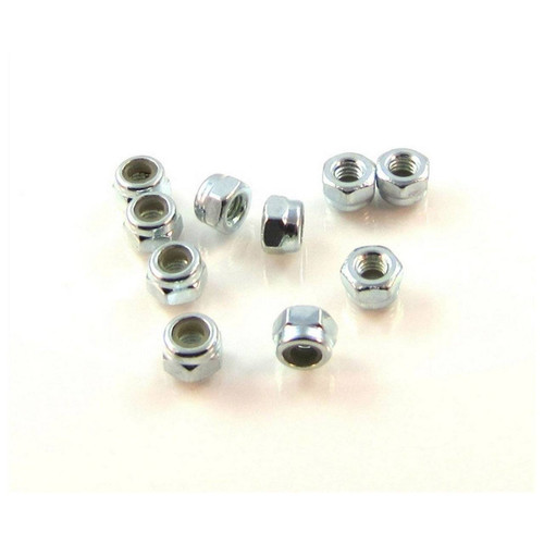 TRB RC 3mm Nylon Insert Hex Locknut 5.5mm Hex DIN-985 (10)