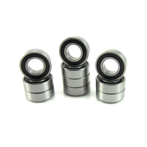 TRB RC 6x12x4mm Precision Ball Bearings Stainless Steel Rubber Sealed (10)