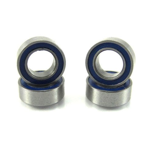 TRB RC 4x7x2.5mm Precision Ball Bearings ABEC 3 Rubber Sealed BLU (4)