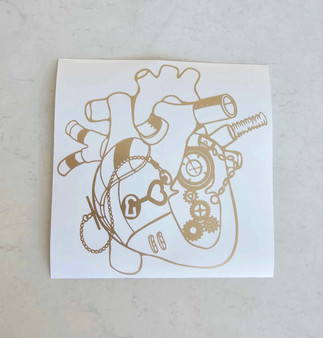 Mechanical Heart Sticker