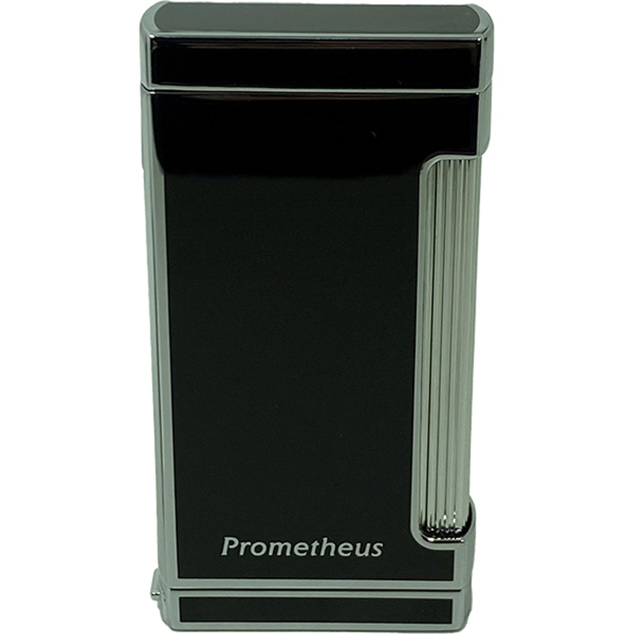 Prometheus Black Lacquer with Chrome Metal Cigar Tube - Best Cigar Prices