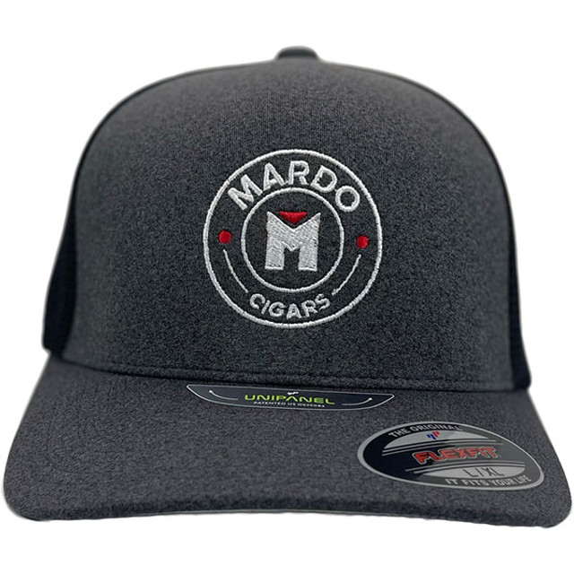 New  Black and Grey Round Logo Fitted hat