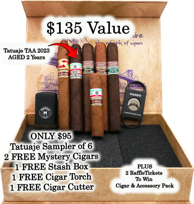 Tatuaje Sampler of 6 Cigars