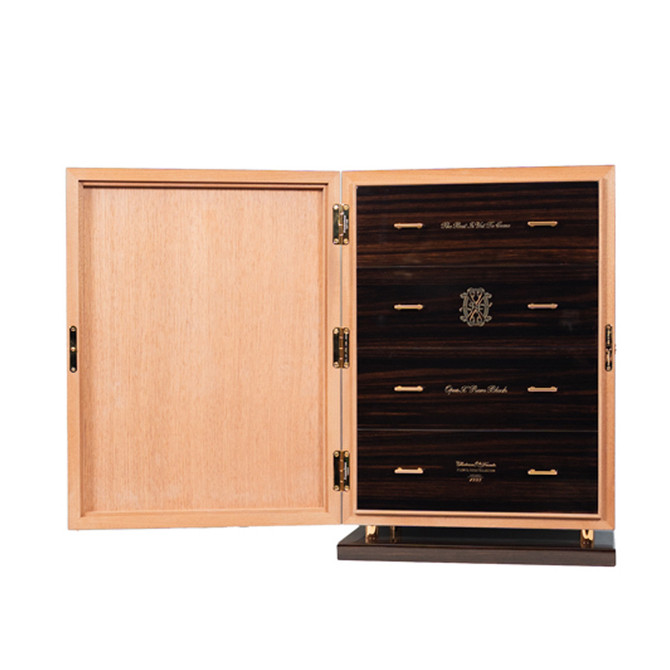 2024 Limited Edition Opus X Rare Black ”The Best is yet to come” Cabinet Humidor Macassar