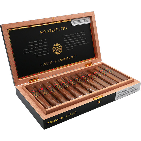 Montecristo 90th Anniversary Nacional Limited Edition Open Box