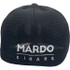 Black and Grey Hat Round Logo Fitted Mardo's hat