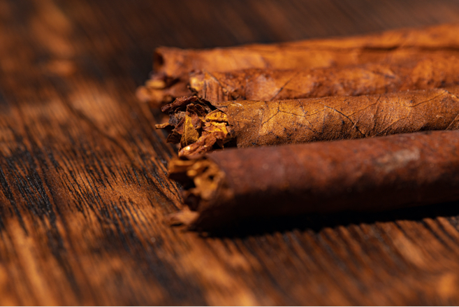 Cigars on a Table