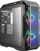 Cooler Master MasterCase H500M ARGB Airflow ATX Mid-Tower with Quad Tempered Glass Panels, Dual 200mm Customizable ARGB Lighting Fans, Type-C I/O Panel, and Vertical GPU Slots