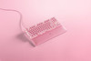Razer Huntsman V2 TKL Tenkeyless Gaming Keyboard: Fast Linear Optical Switches Gen2 & 8000Hz Polling Rate - Detachable Type-C Cable - PBT Keycaps - Ergonomic Wrist Rest - Quartz Pink