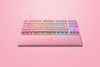 Razer Huntsman V2 TKL Tenkeyless Gaming Keyboard: Fast Linear Optical Switches Gen2 & 8000Hz Polling Rate - Detachable Type-C Cable - PBT Keycaps - Ergonomic Wrist Rest - Quartz Pink