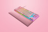 Razer Huntsman V2 TKL Tenkeyless Gaming Keyboard: Fast Linear Optical Switches Gen2 & 8000Hz Polling Rate - Detachable Type-C Cable - PBT Keycaps - Ergonomic Wrist Rest - Quartz Pink
