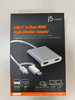 j5create USB-C to Dual HDMI Multi-Monitor Adapter with USB Type-A convertor | 4K + 2K | Compatible with Windows and Mac
