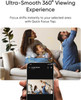 Eufy Indoor Cam E30 4K UHD Security Camera, Pet/Dog/Baby Camera with Phone app, Color Night Vision, Human/Pet Auto Tracking, 360 Pan-Tilt, Works with Homekit