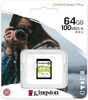 Kingston 64GB Canvas Select Plus SDXC Card | Up to 100MB/s | Class 10 UHS-I U1 V10 | SDS2/64GB Kingston 64GB Canvas Select Plus SDXC Card | Up to 100MB/s | Class 10 UHS-I U1 V10 | SDS2/64GB