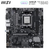 MSI PRO B840M-B Motherboard, mATX - Supports AMD Ryzen 90008000  7000 Processors, AM5 - DDR5 Memory Boost (8000+ MTs OC), PCIe 4.0 x16, M.2 Gen4, 2.5G LAN