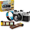 LEGO Creator 3 in 1 Retro Camera Toy, Transforms to Retro Video Camera or to TV Set, Photography Gift for Boys and Girls Ages 8 Years Old and Up Who Enjoy Creative Play