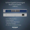 NETGEAR GS516 16-Port Gigabit Ethernet Unmanaged Switch – Desktop, Wall, or Rackmount