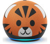 Amazon - Echo Dot (4th Gen) Kids Edition Designed for kids, with parental controls - Tiger