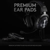 LOGITECH Pro X Gaming-headset - 3.5mm - Black with Blue Voice Mic Technology