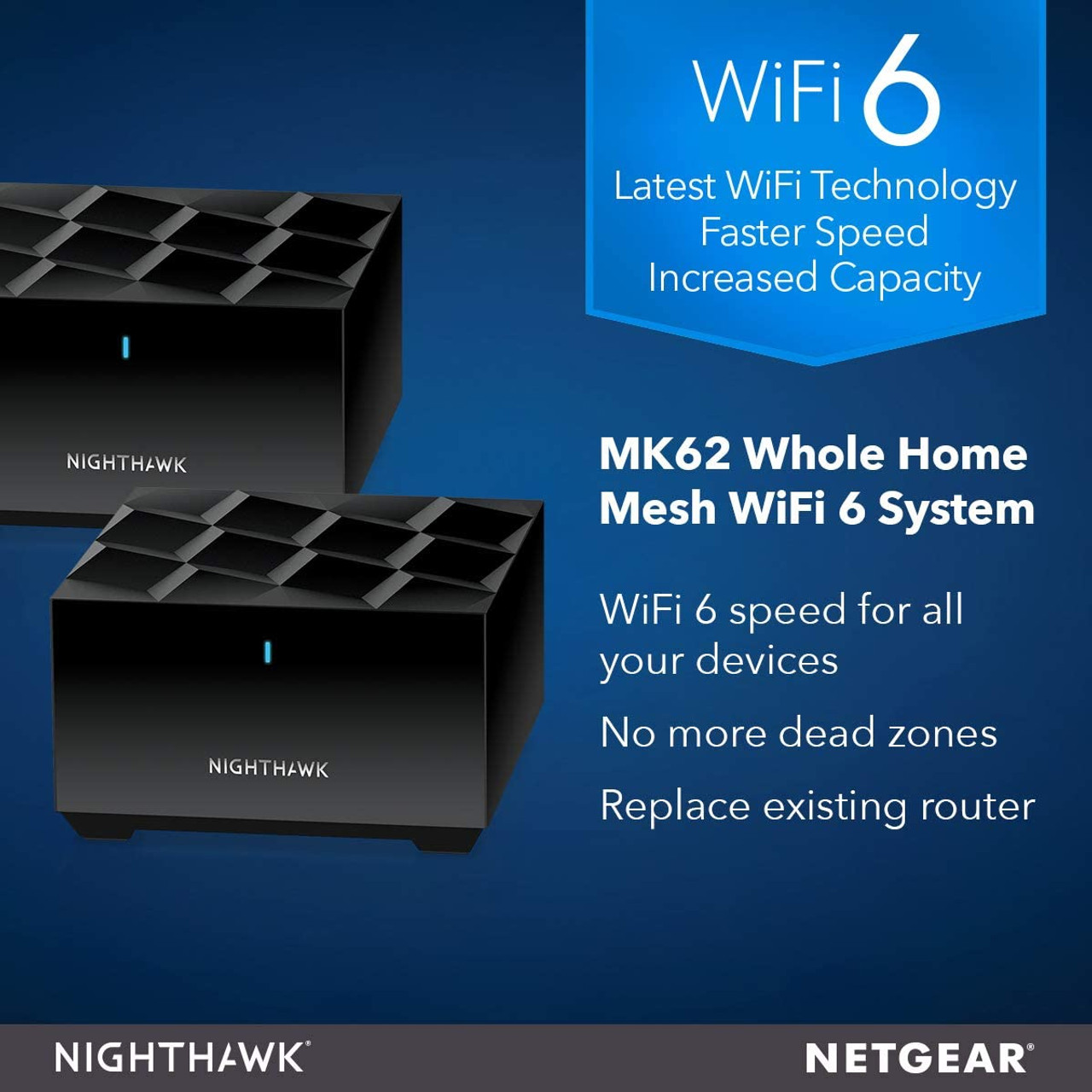 Nighthawk whole home mesh wifi 6 system clearance
