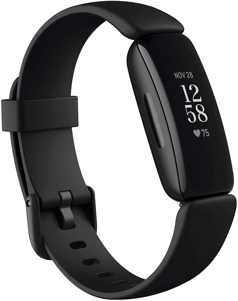 Fitbit Luxe-Fitness and Wellness-Tracker with Stress Management,  Sleep-Tracking and 24/7 Heart Rate, Black/Graphite, One Size (S & L Bands  Included)