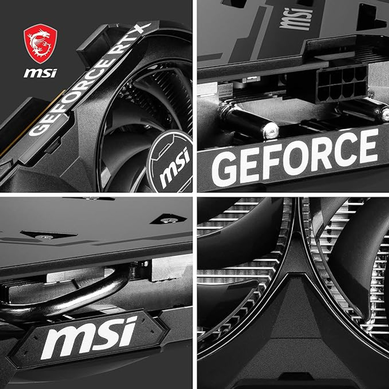  MSI Gaming GeForce RTX 4060 8GB GDRR6 128-Bit HDMI/DP Nvlink  TORX Fan 4.0 Ada Lovelace Architecture Graphics Card (RTX 4060 Ventus 2X  Black 8G OC) : Electronics