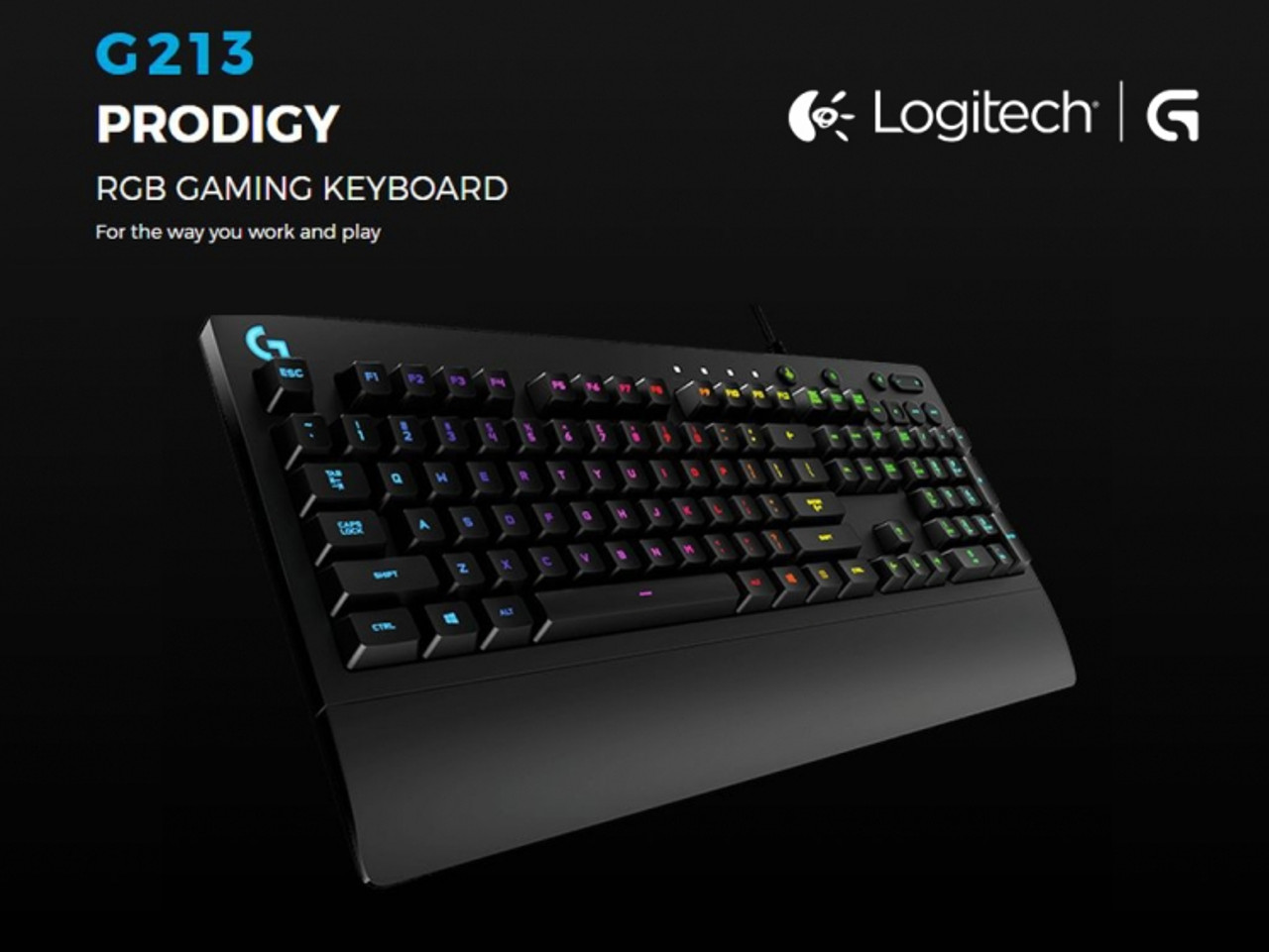 Logitech G Prodigy G213 - Keyboard - Backlit - Usb 