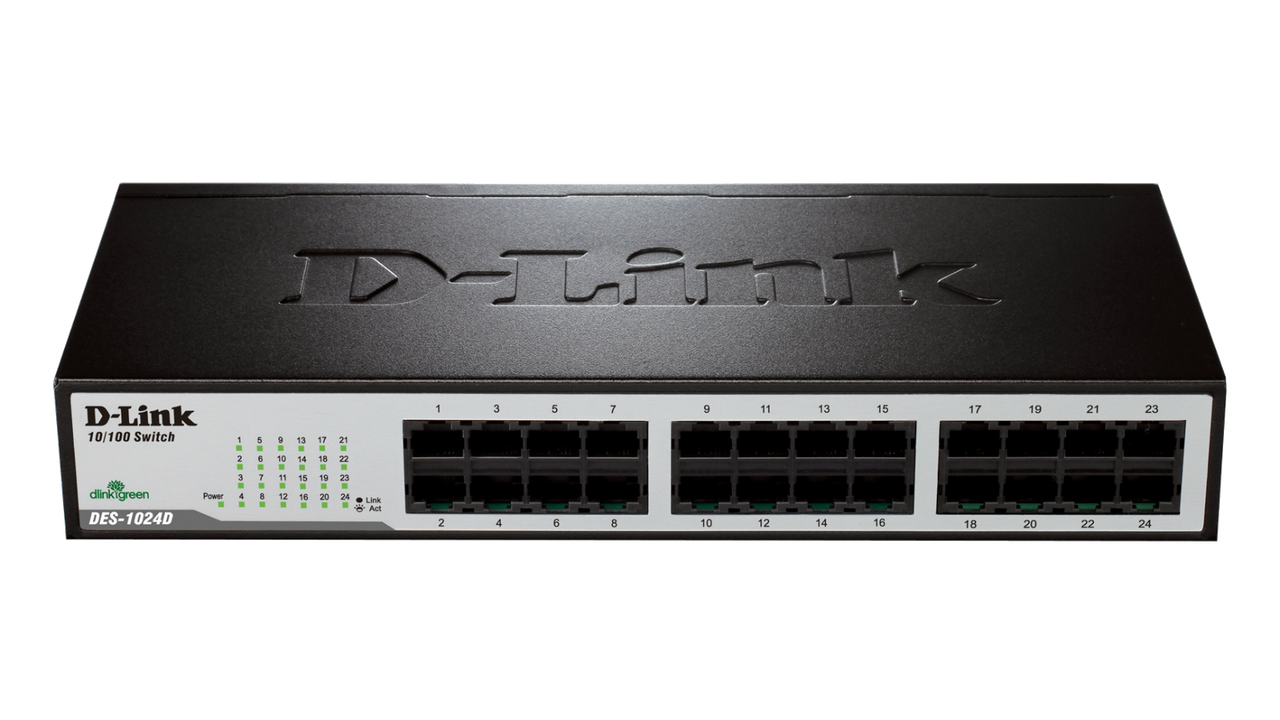 TP-Link TL-SF1024D, Unmanaged switch, 24x 10/100 RJ-45, 19 11.6