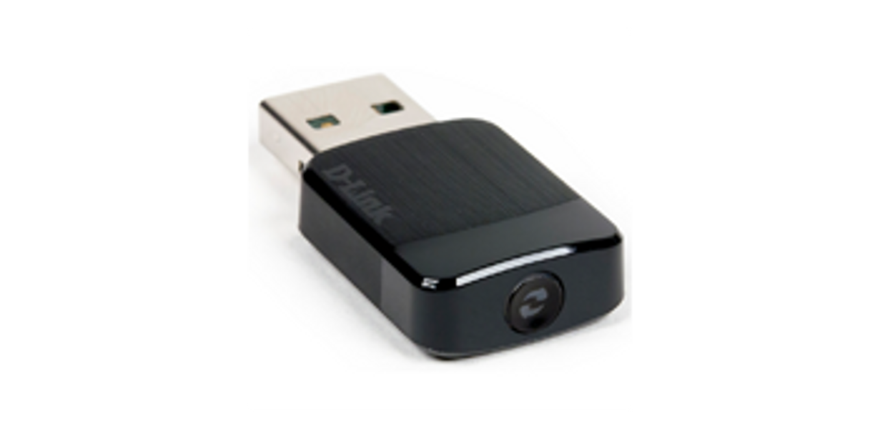 Adaptador wifi usb mu-mimo dual ac600 para pc laptop d-linkDWA-171
