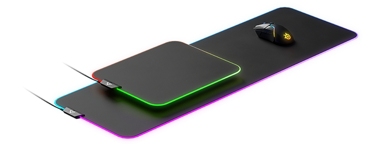 SteelSeries QcK Gaming Surface - Medium RGB Prism Cloth - Best Selling  Mouse Pad of All Time - Optimized For Gaming Sensors - FAST CLICK ONLINE
